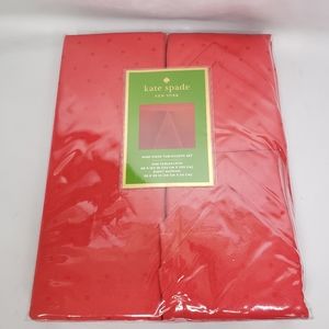 Kate Spade Chriatmas Red Tablecloth Napkin Set